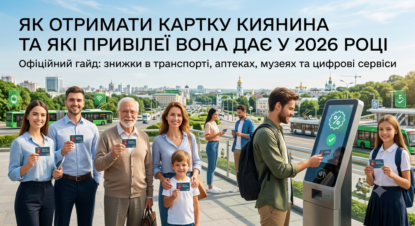 Як отримати Картку киянина