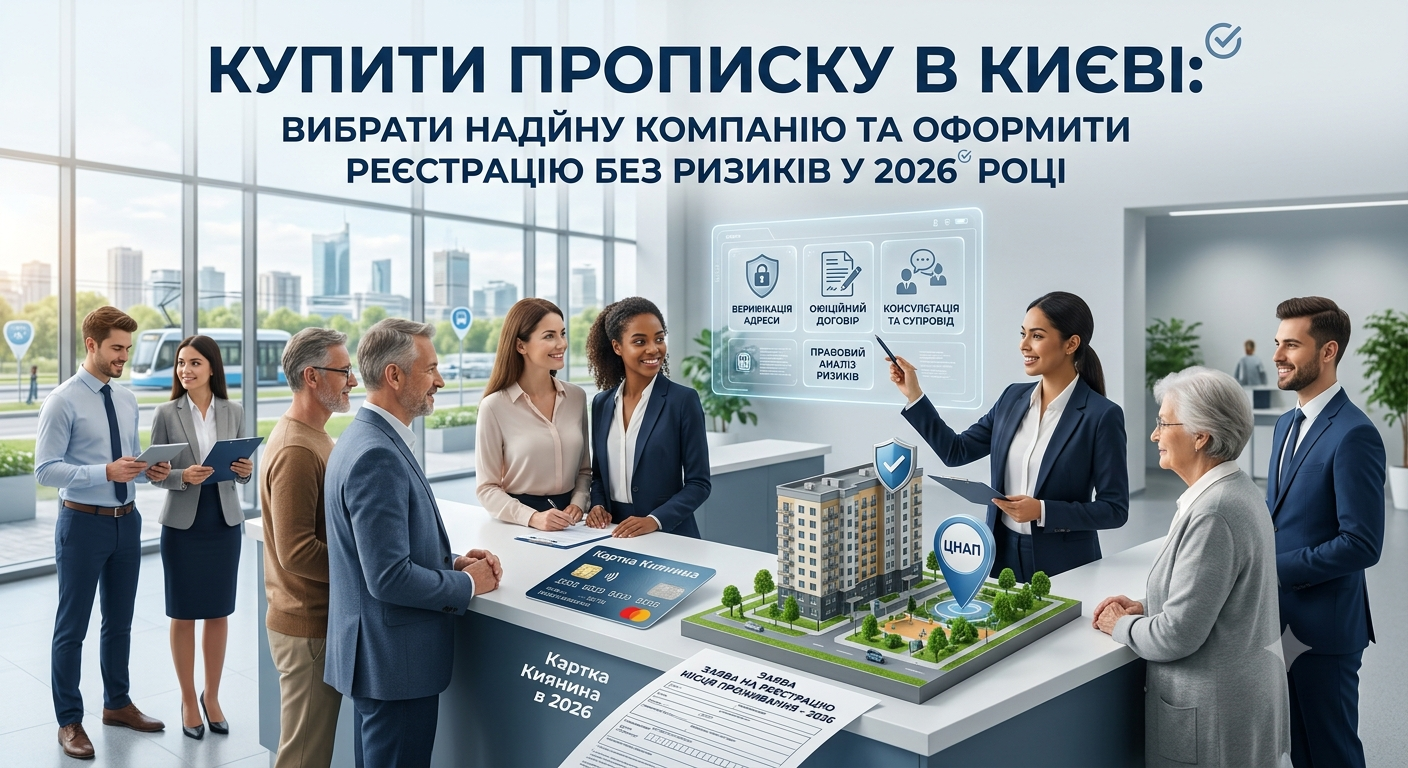 Купити прописку в Києві: як вибрати надійну компанію та оформити реєстрацію без ризиків у 2026 році