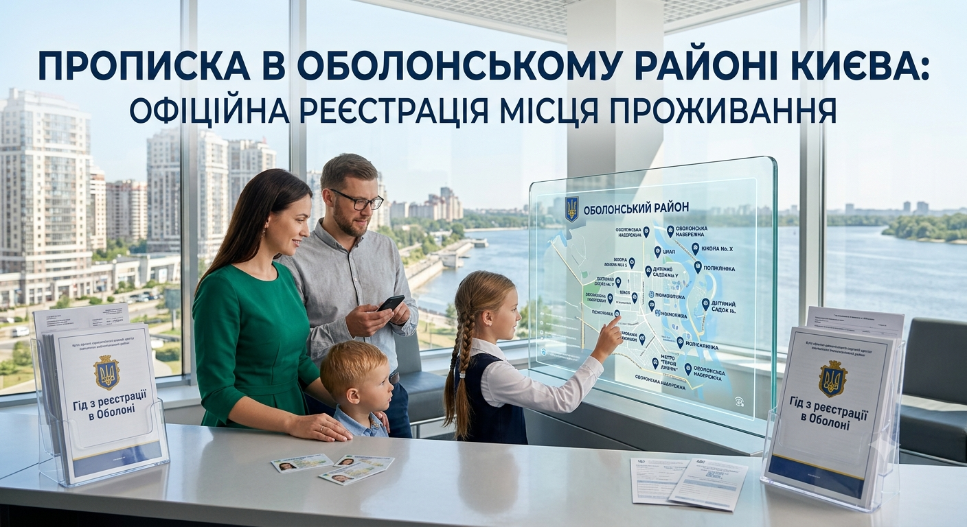 Прописка в Оболонському районі Києва