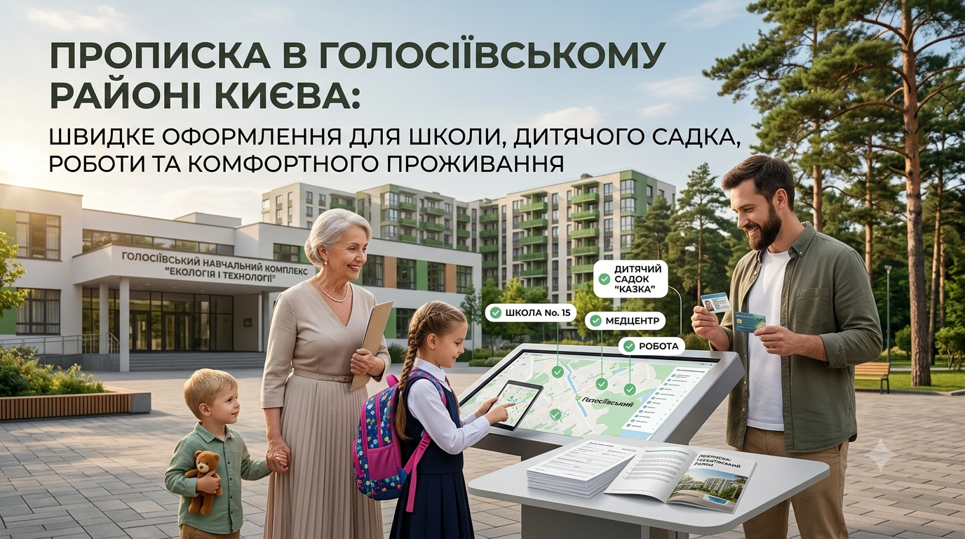 Прописка в Голосіївському районі Києва