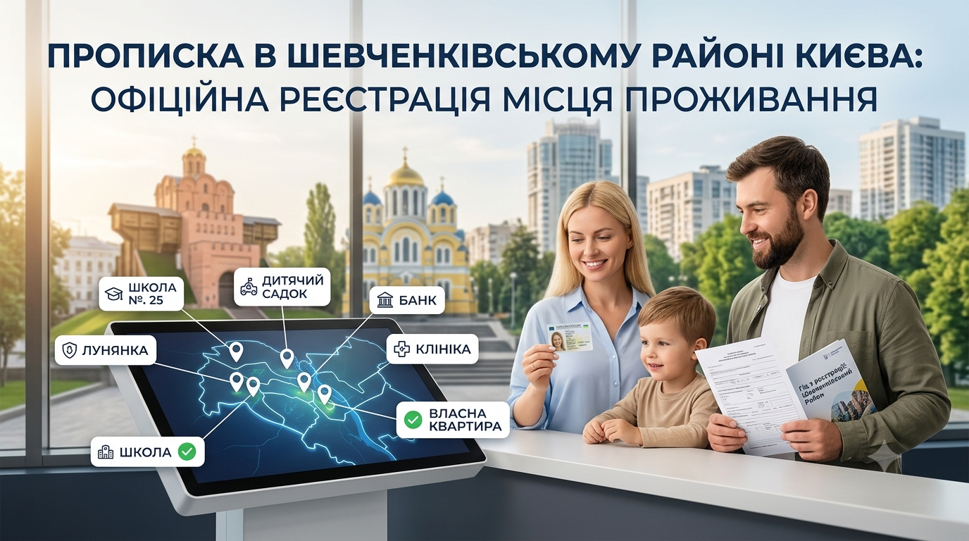 Прописка в Шевченківському районі Києва