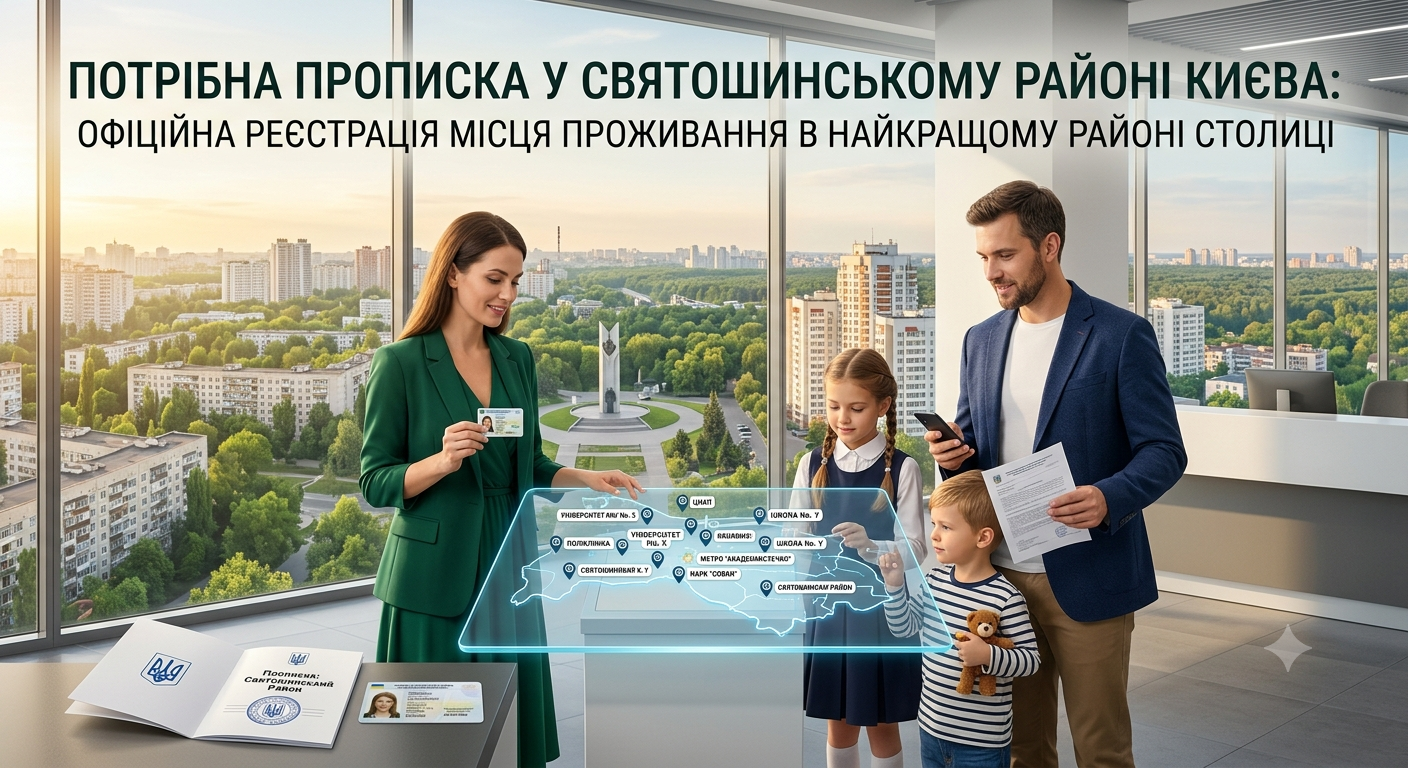 Прописка у Святошинському районі Києва